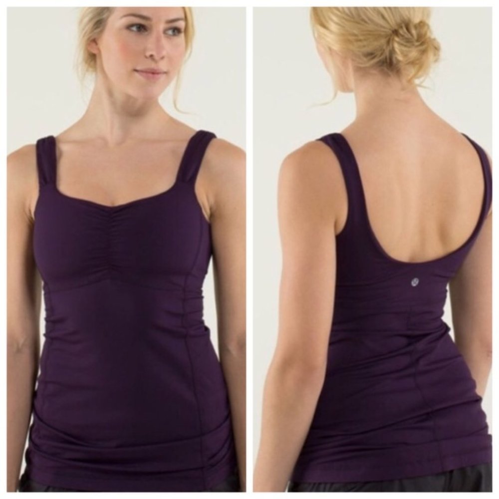 🎉HP🎉Lululemon Aria Tank - Deep Zinfandel 6